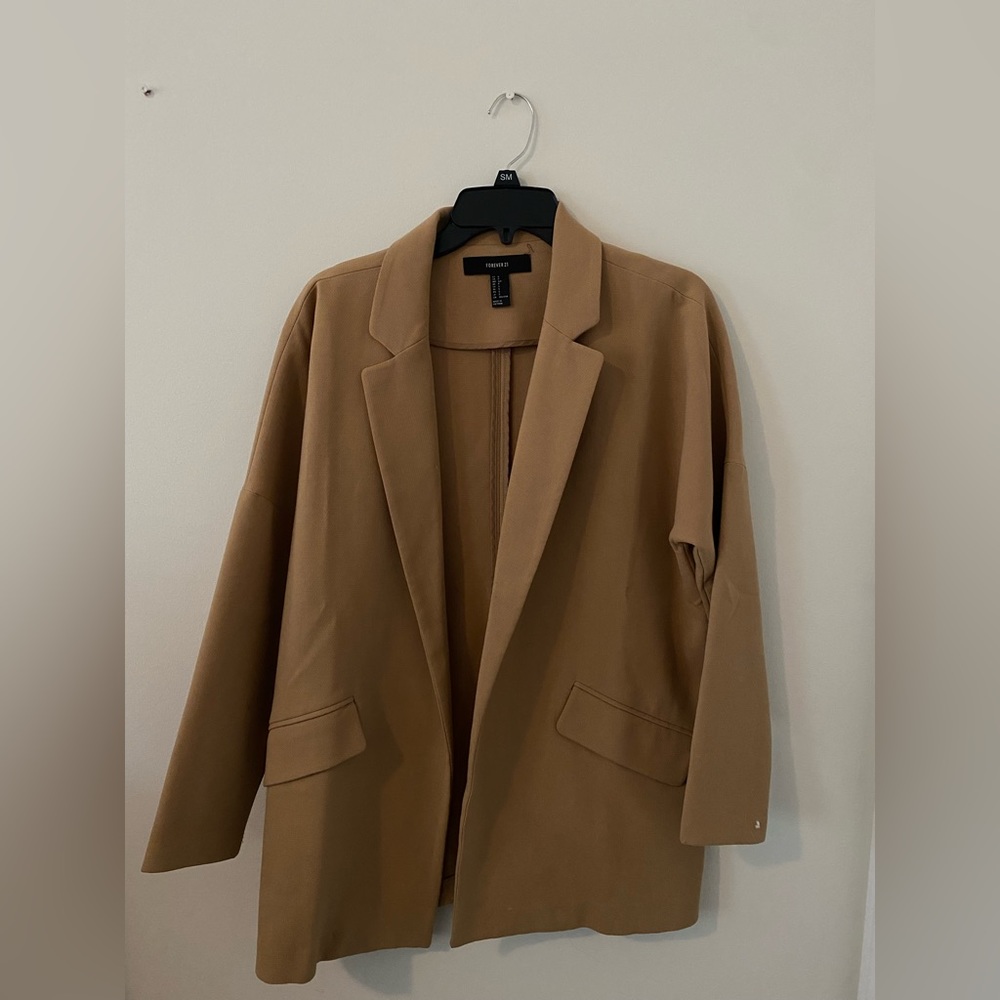 Forever 21 camel blazer